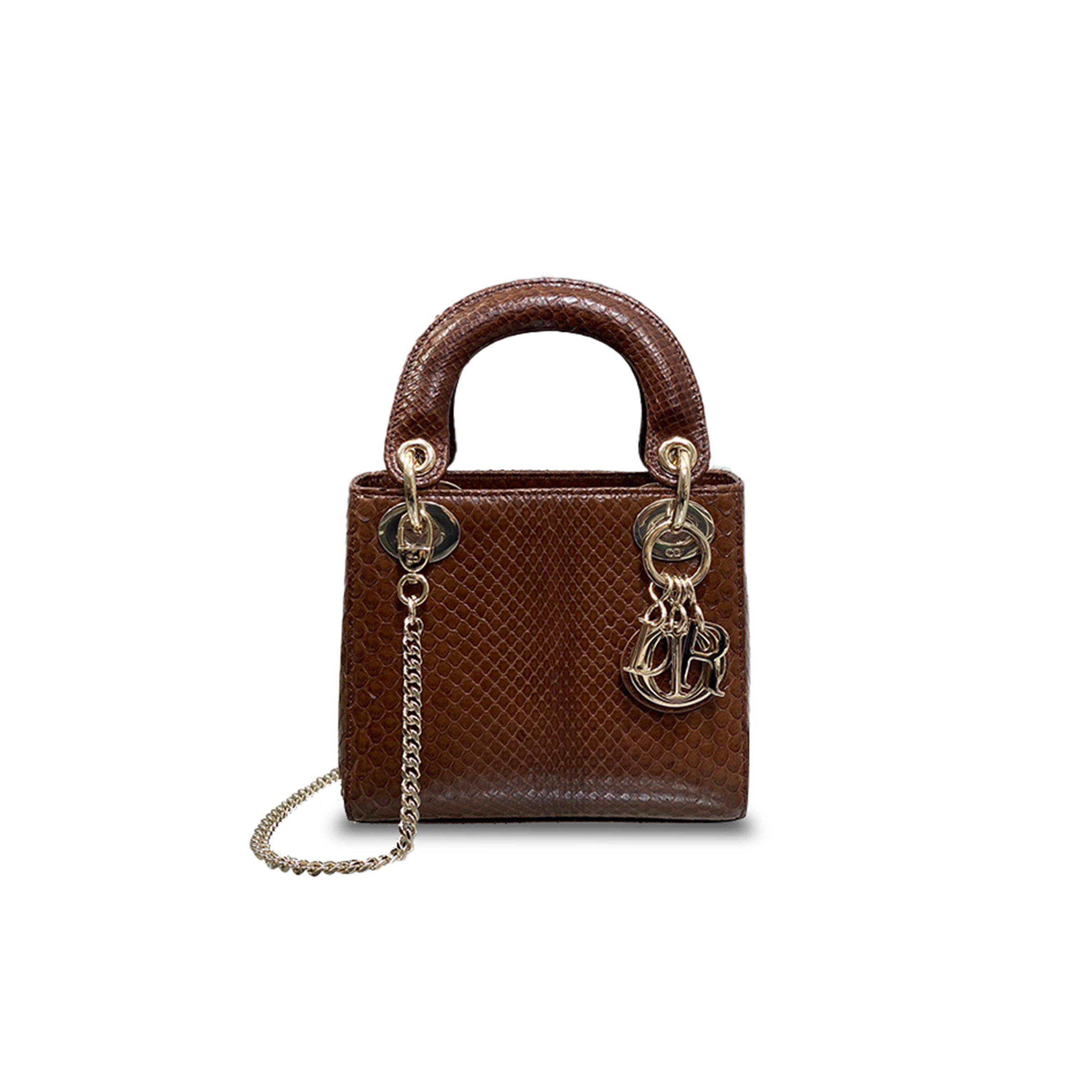 D*or snakeskin mini lady bag (17*15*7cm)